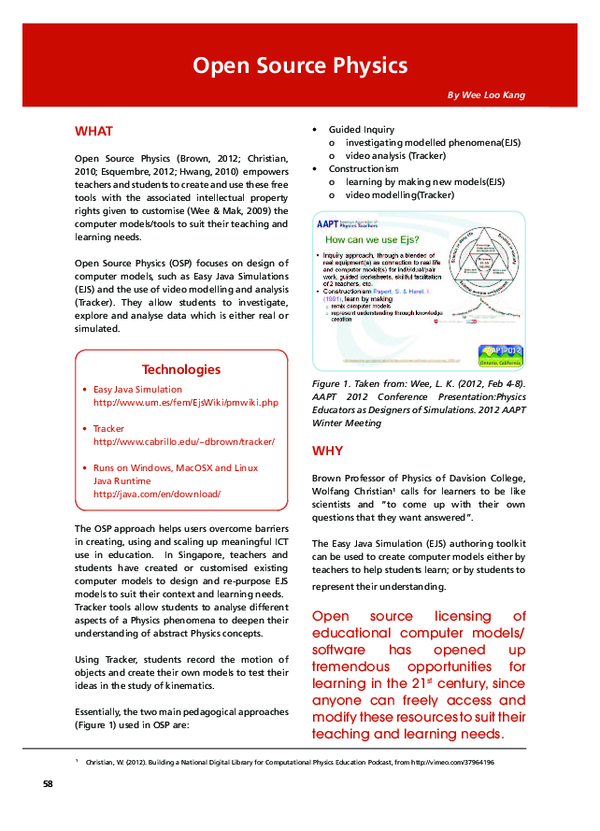 (PDF) Open Source Physics