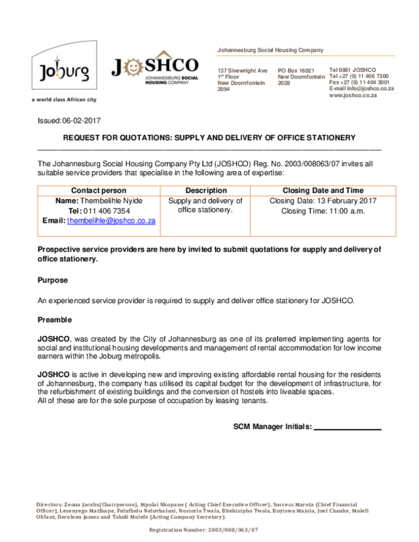 (PDF) Johannesburg Social Housing Company tambwe Academia.edu