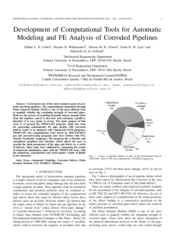 (PDF) Development of Computational Tools for Automatic Modeling and FE ...