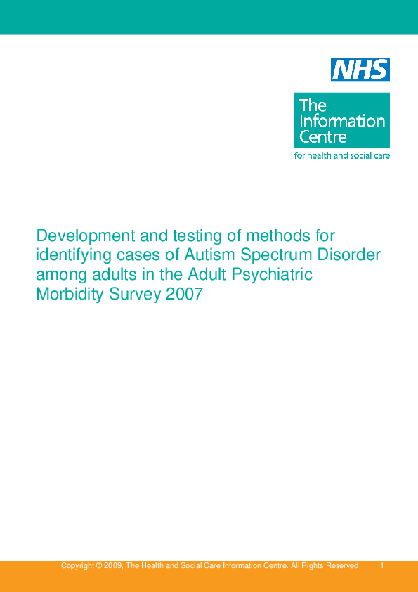 (PDF) Development and testing of methods for identifying cases of ...