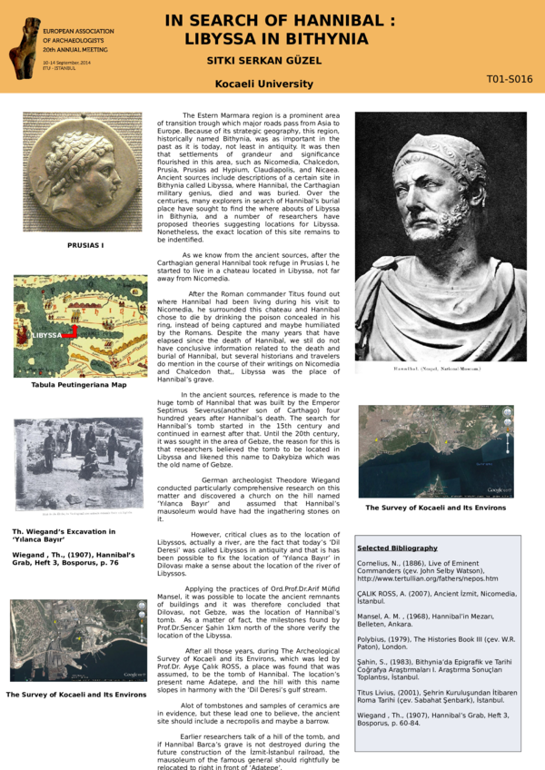 (PPT) Güzel, S. S., “In Search of Hannibal: Libyssa in Bithynia ...