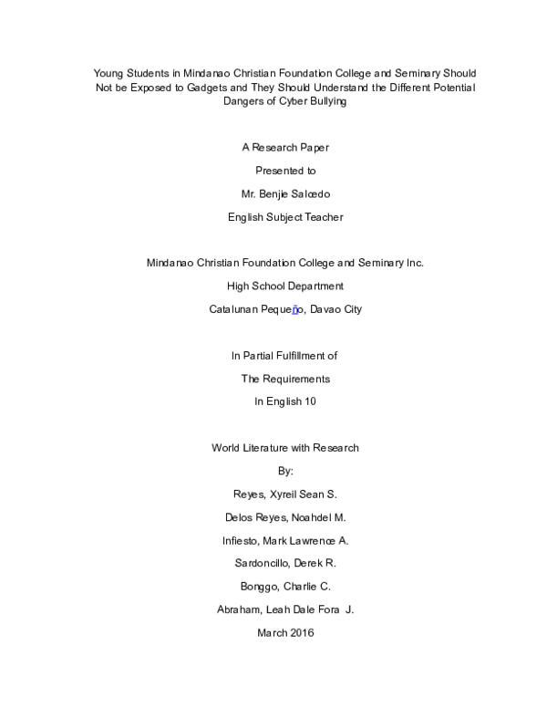 (DOC) Thesis sample