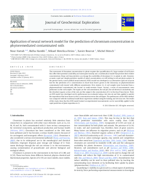 (PDF) Application of Neural Network Model for the Prediction of Shear ...
