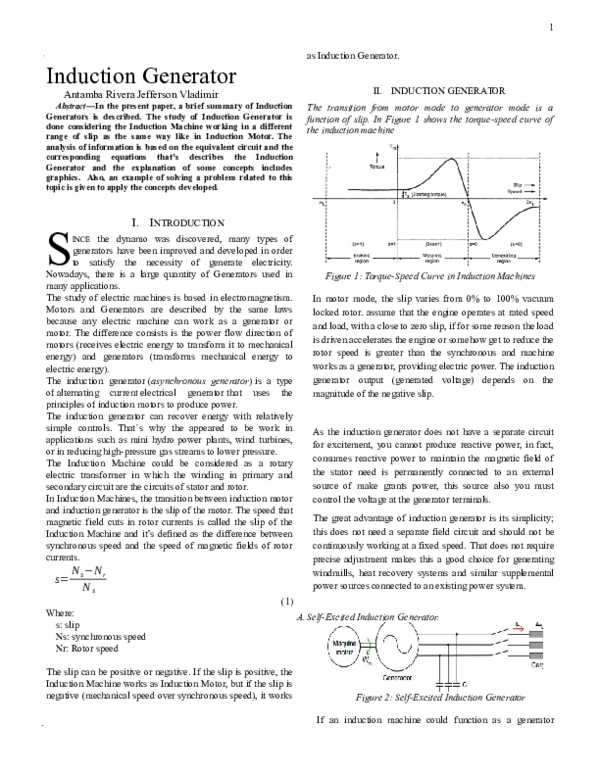 (DOC) Induction Generator Club de Robótica EPN Academia.edu