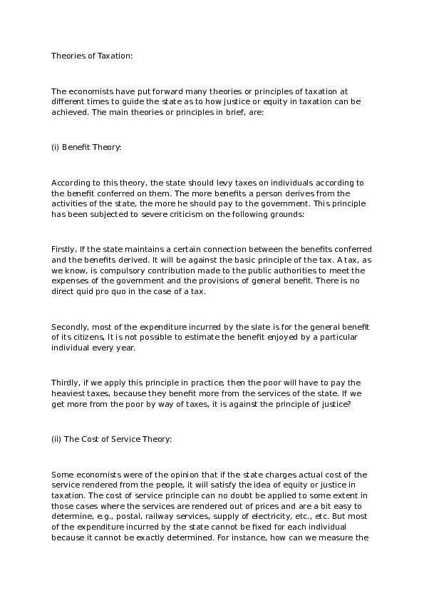 (DOC) Theories of Taxation Gertrude Garedibone Academia.edu