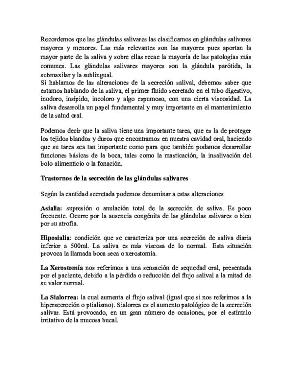 agenesia de las glándulas parótidas