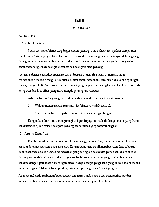 Essay ide bisnis 08 image