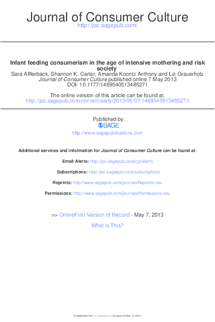 Intensive motherhood quizlet image