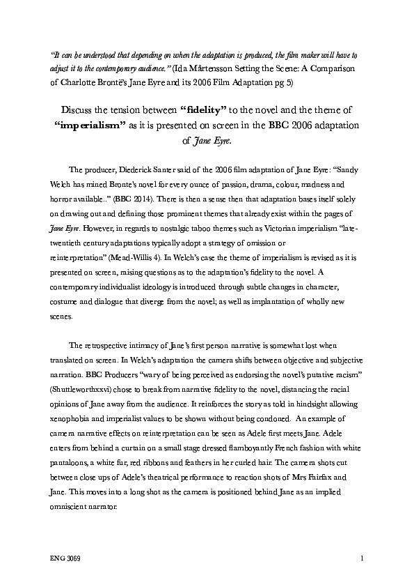 (PDF) An analysis of the tension between "Imperialism" and "Fidelity ...