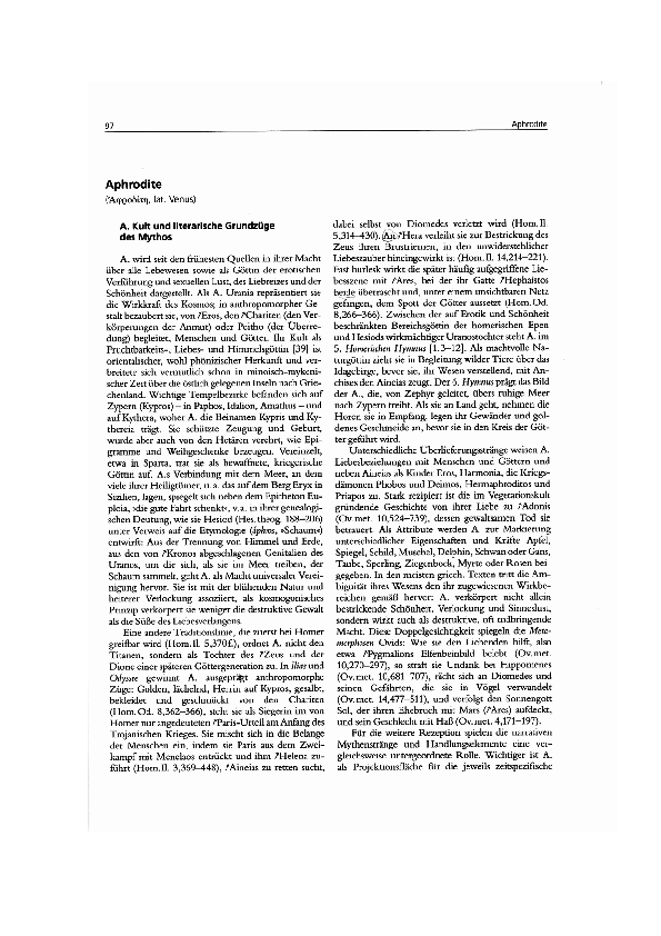 Greek goddess aphrodite powers picture