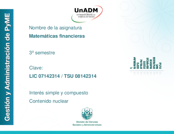 (PDF) Contenido Matemáticas Financieras