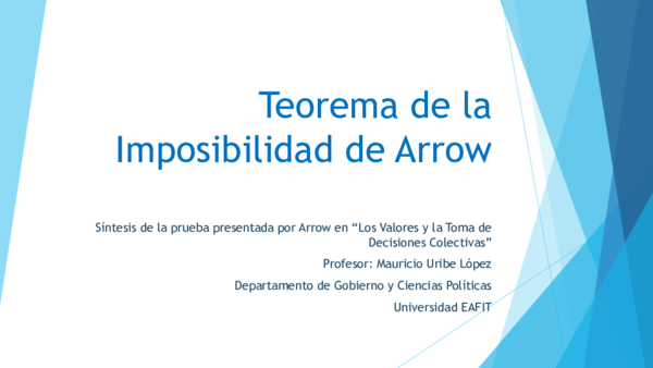 (PDF) Síntesis para presentación en clase de la Prueba del Teorema de