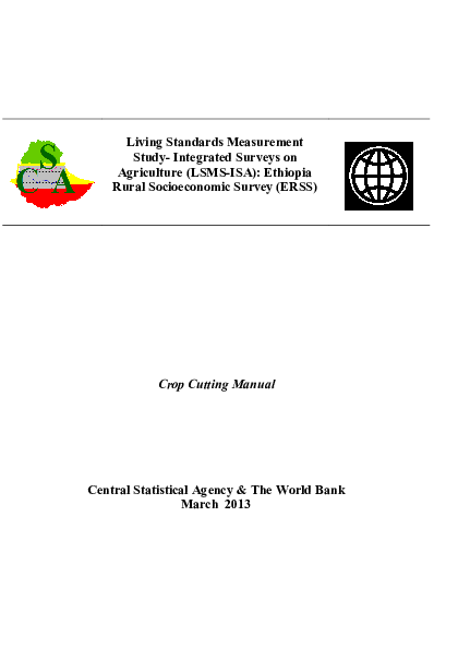 (PDF) Living Standards Measurement Study-Integrated Surveys on ...