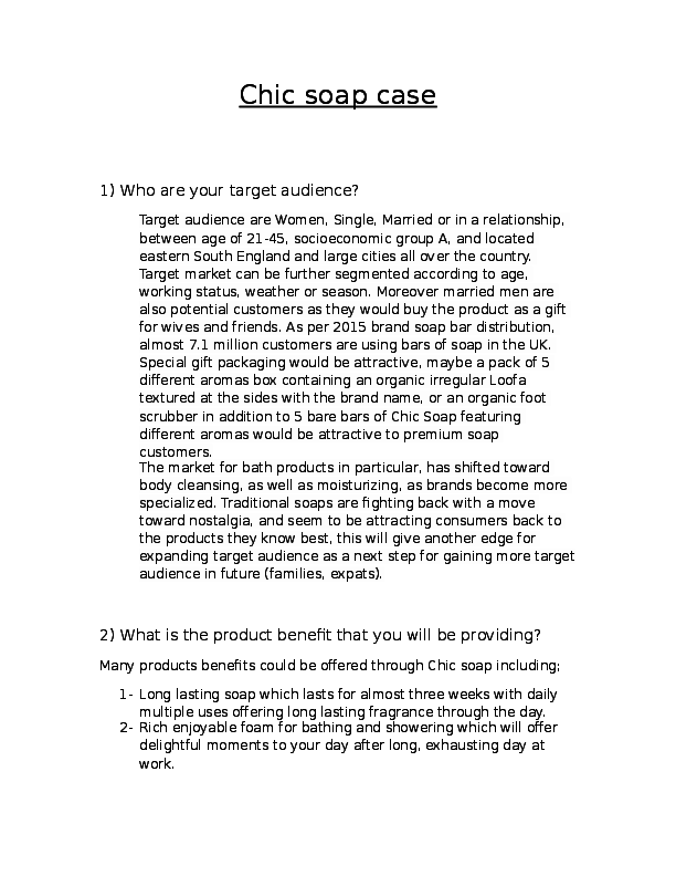 (DOC) Chic soap case Bassem Nasr Academia.edu