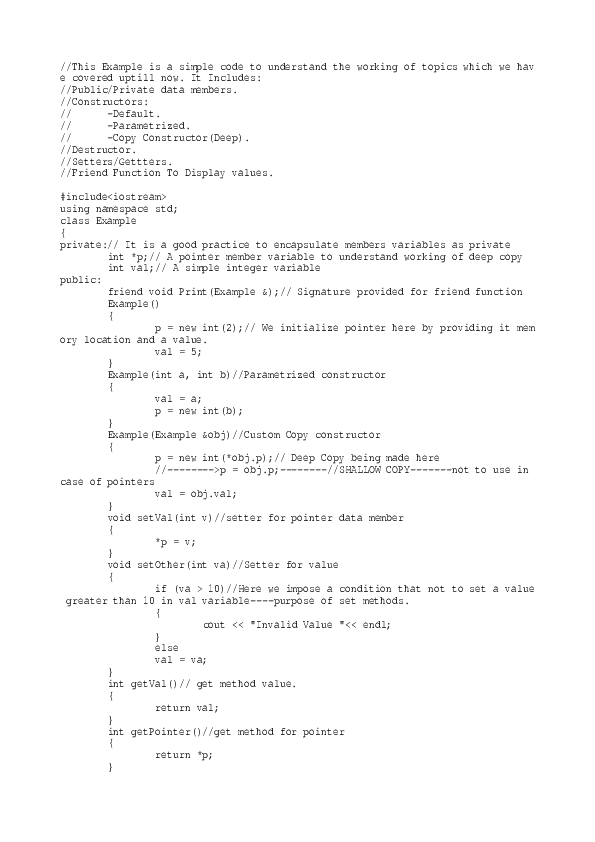 Example