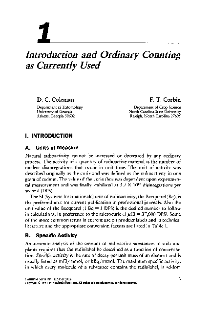 (PDF) Introduction and Ordinary Counting as Currently Used