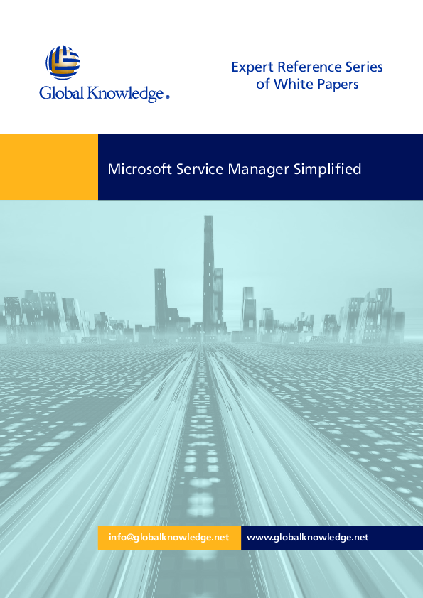 (PDF) Expert Reference Series of White Papers Microsoft Service Manager ...
