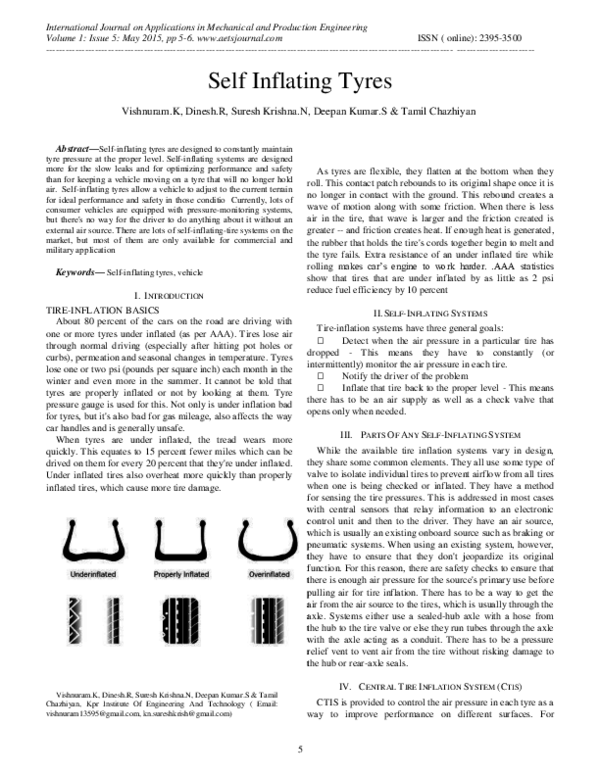 (PDF) Self Inflating Tyres
