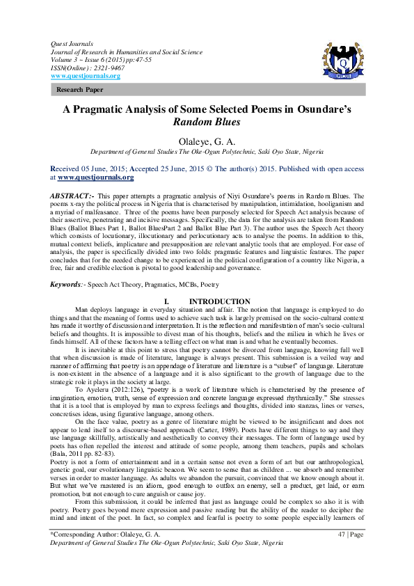 Pragmatism assignment image