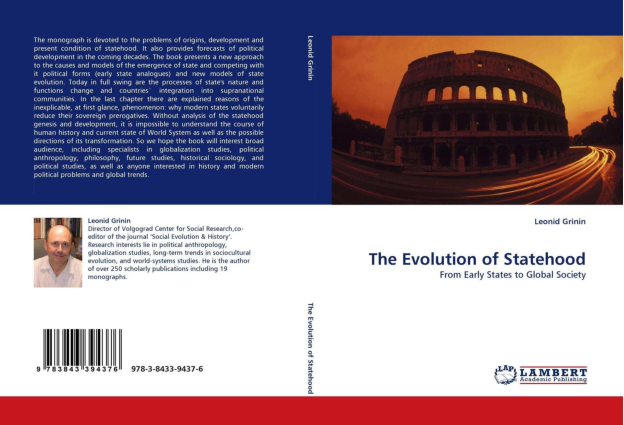 (PDF) The Evolution of Statehood From Early States to Global Society. 2011