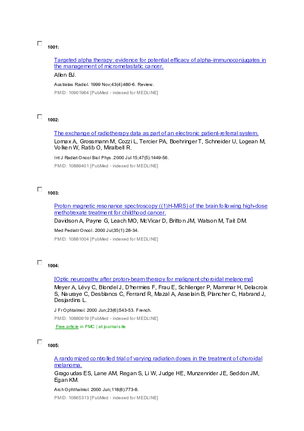 (PDF) Targeted alpha therapy: Evidence for potential efficacy of alpha ...