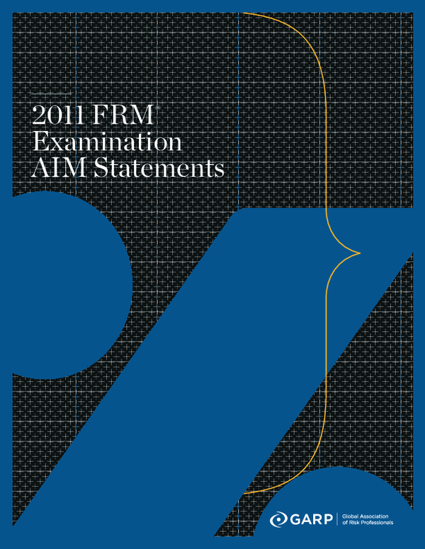 (PDF) 2011 FRM ® Examination AIM Statements