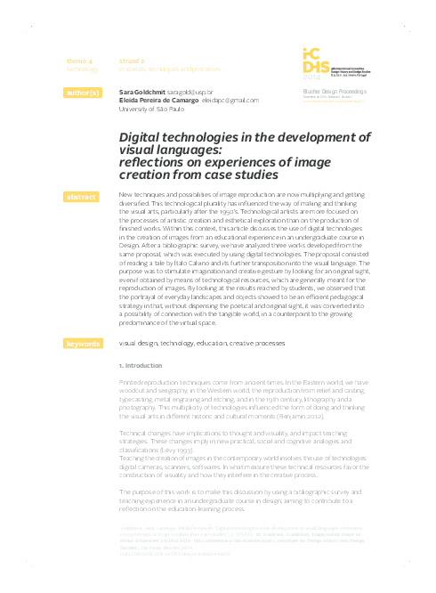 (PDF) Digital technologies in the development of visual languages ...