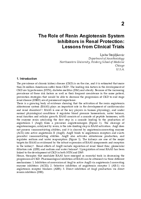 (PDF) Role of Renin Angiotensin System Inhibitors in Cardiovascular and ...