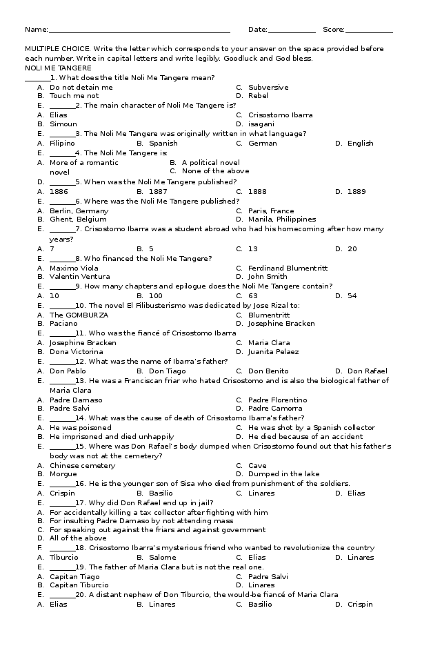 Rizal essay exam 03 picture