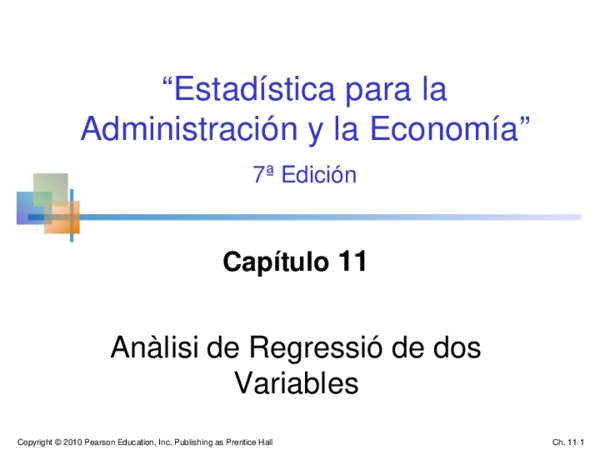 (PDF) " Estadística para la Administración y la Economía " 7ª Edición