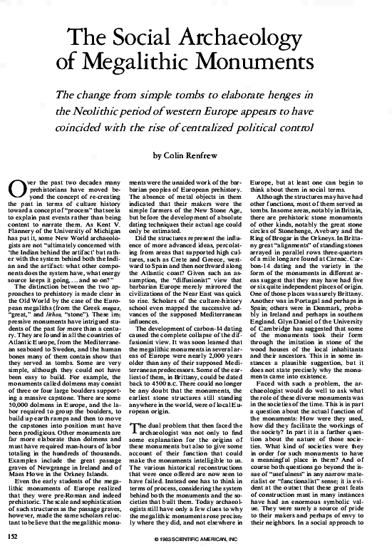 Colin renfrew essay picture