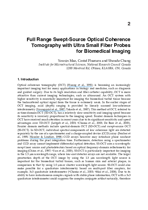 (PDF) Full Range Swept-Source Optical Coherence Tomography with Ultra ...