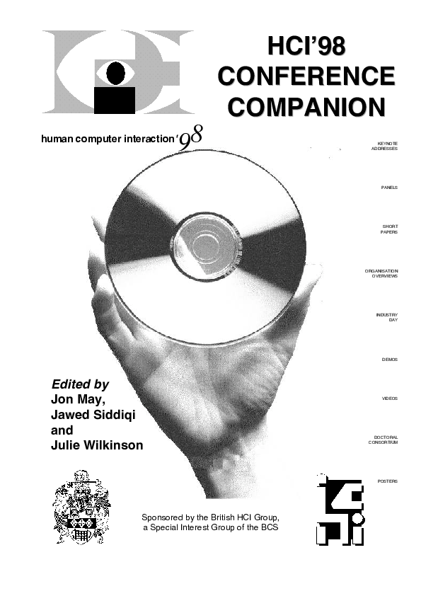 (PDF) HCI’98 Conference Companion