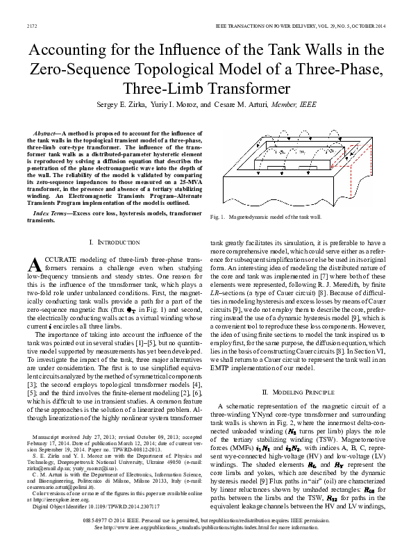 (PDF) Accounting for the Influence of the Tank Walls in the Zero ...