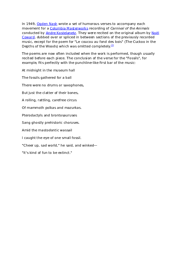 (DOC) NashCarnival of the Animals Fossils Keri K Academia.edu