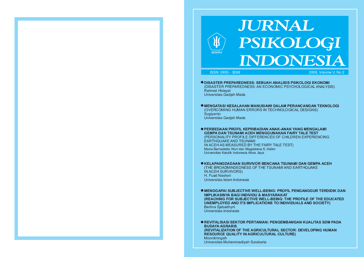 (PDF) Jurnal Psikologi Indonesia vol 5 no 2 2008