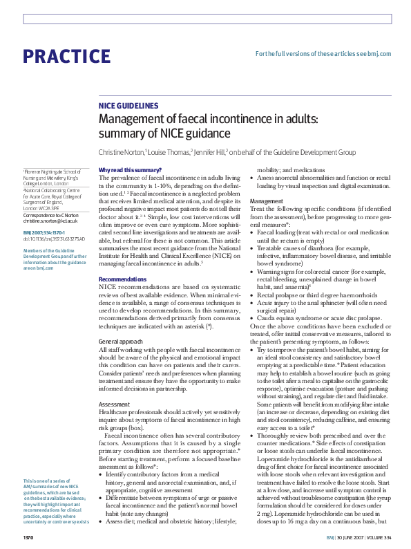 (PDF) NICE guideline