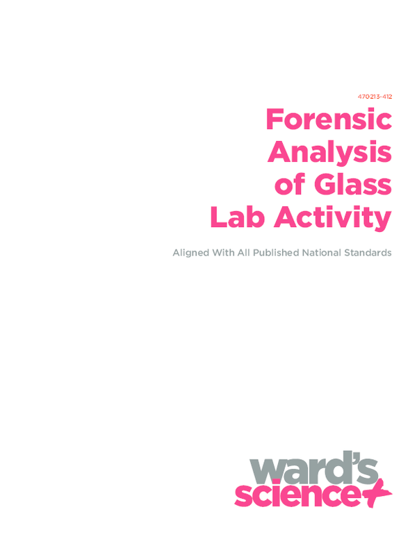 (PDF) Forensic Analysis of Glass Lab Activity Aligned With All