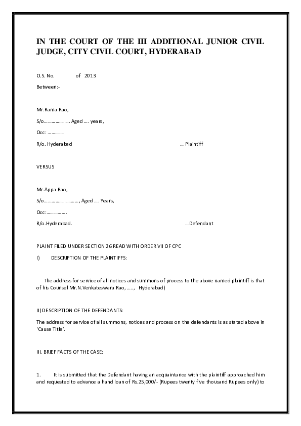 Case Status Information City Civil Court Hyderabad at Charles Dunaway blog