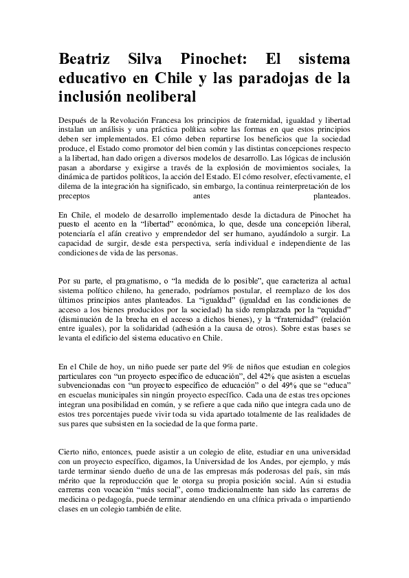 Pinochet was a hero picture