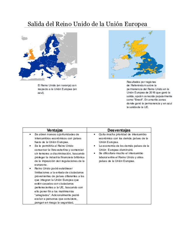 (DOC) Salida del Reino Unido de la Unión Europea