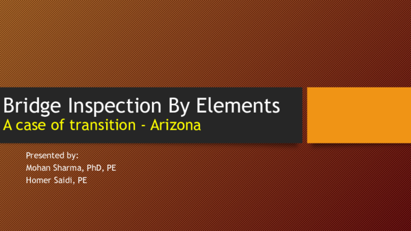 (PPT) Bridge Inspection By Elements April