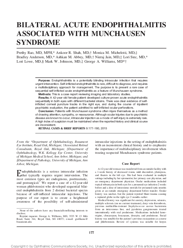 Factitious disorder image