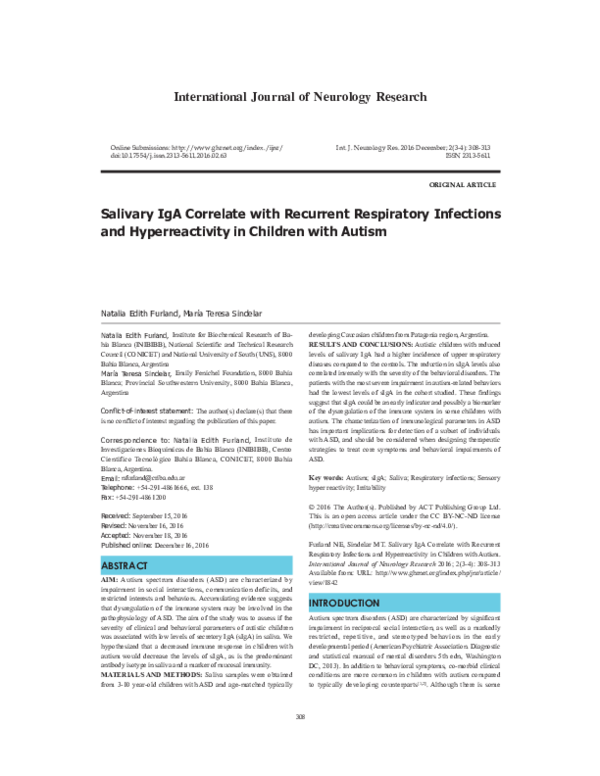 Journal of neurology research impact factor image