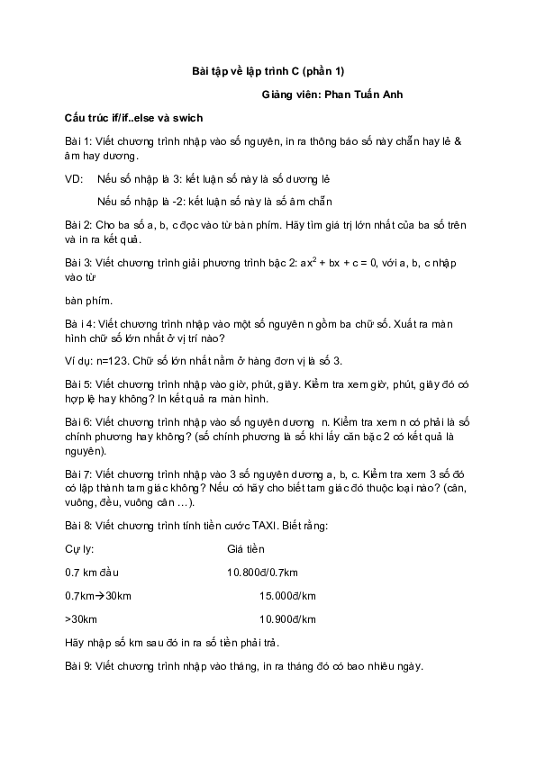  pdf bai tap lap trinh c h i b ng academia edu