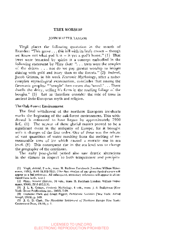 (PDF) Tree Worship John Taylor Academia.edu