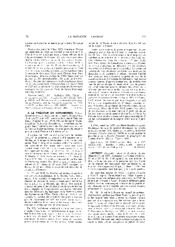 (PDF) LouisMarieGaspard Leprédour de Kerambriec (18271904) Martin