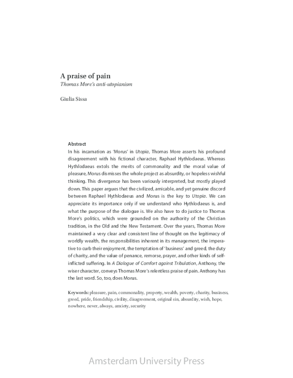 Реферат: Utopia V Dystopia Essay Research Paper Utopia Реферат: Utopia V Dystopia Essay Research Paper Utopia