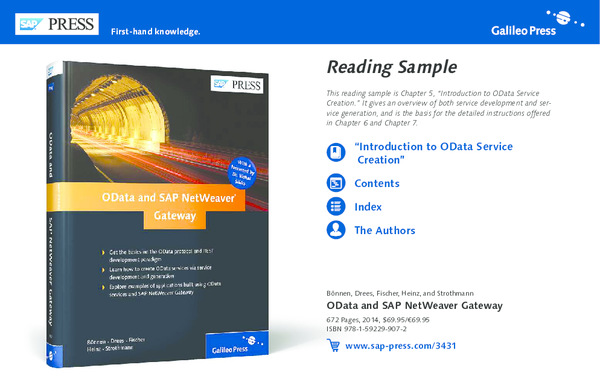 Reading Sample OData and SAP NetWeaver Gateway
