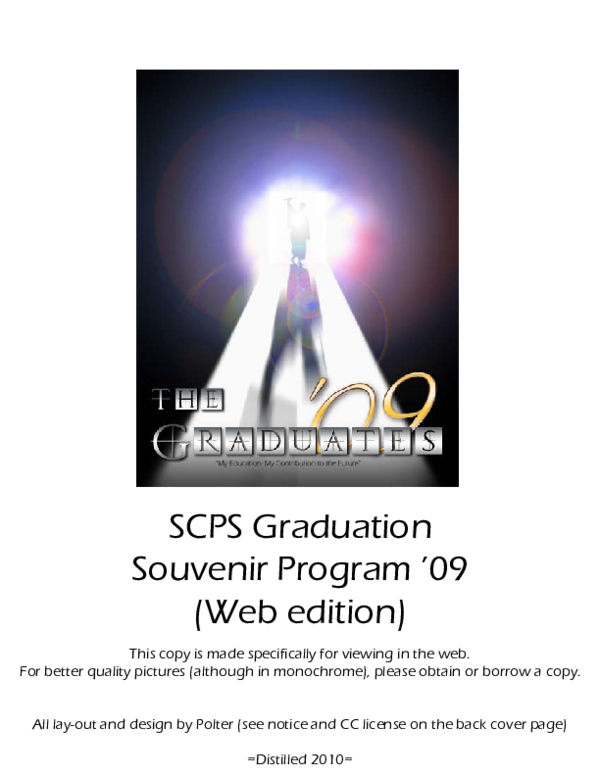 (PDF) Graduation Souvenir Program San Basilio Academia.edu